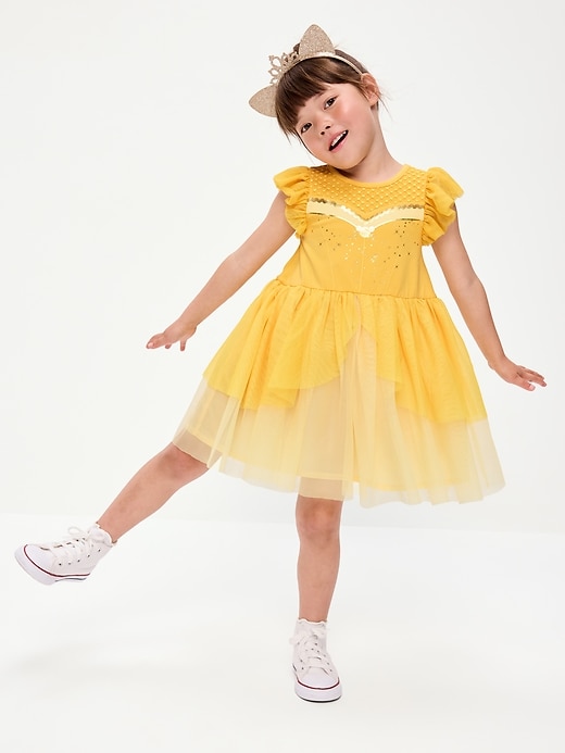 L'image numéro 1 présente Robe tutu Princesse de Disney© à manches courtes pour toute-petite