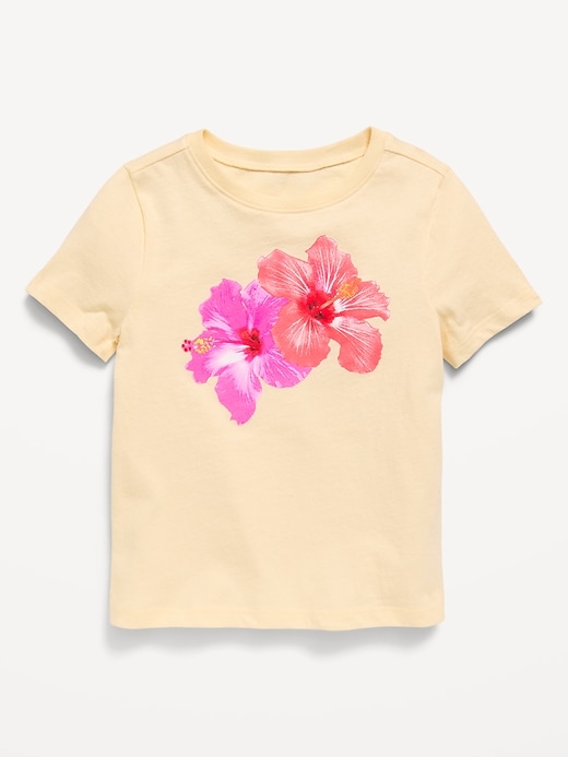 Image number 1 showing, Short-Sleeve Graphic T-Shirt for Toddler Girls