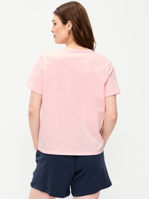 L'image numéro 2 présente T-shirt passe-partout ras du cou à logo imprimé
