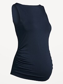 Image number 2 showing, Maternity Slit-Neck Tank Top