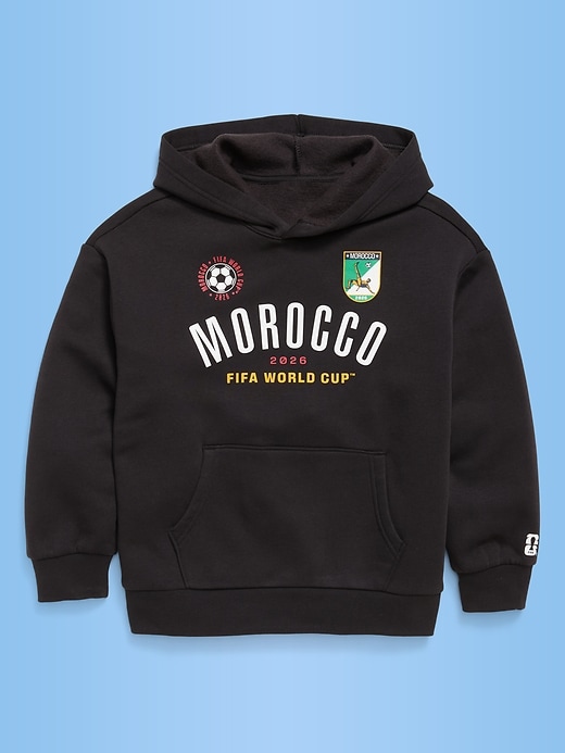 Image number 1 showing, FIFA World Cup 26™ Morocco Oversized Pullover Hoodie for Boys