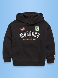Image number 1 showing, FIFA World Cup 26™ Morocco Oversized Pullover Hoodie for Boys