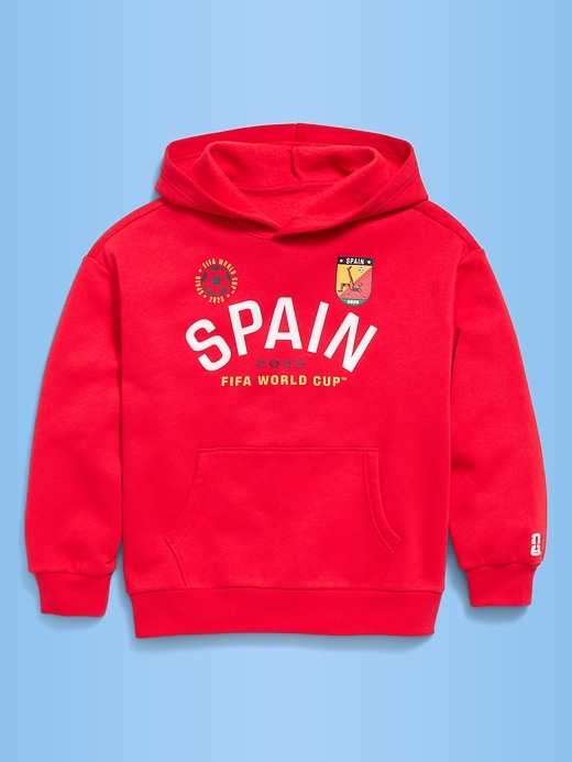 Image number 1 showing, FIFA World Cup 26™ Spain Oversized Pullover Hoodie for Boys