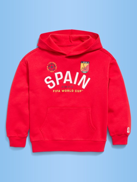 CHANDAIL À CAPUCHON SURDIMENSIONNÉ DE LA COUPE DU MONDE DE LA FIFA 26™, ESPAGNE POUR GARÇON