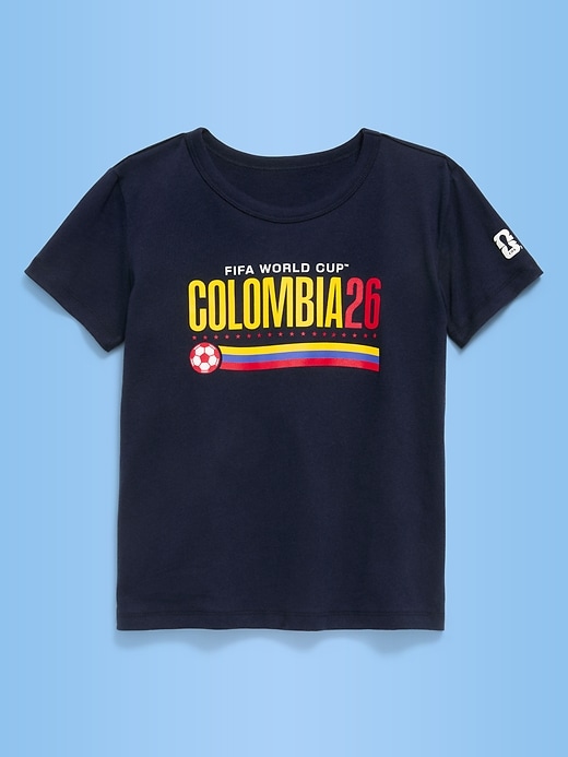 Image number 1 showing, FIFA World Cup 26™ Colombia Graphic T-Shirt for Girls