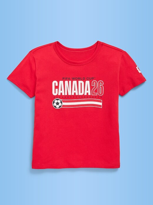 Image number 1 showing, FIFA World Cup 26™ Canada Graphic T-Shirt for Girls
