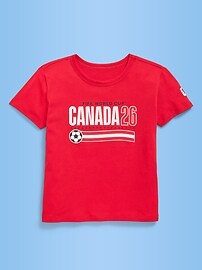 Image number 1 showing, FIFA World Cup 26™ Canada Graphic T-Shirt for Girls
