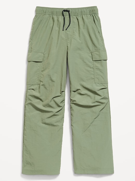 L'image numéro 1 présente Pantalon cargo coupe très généreuse à taille extensible pour Garçon