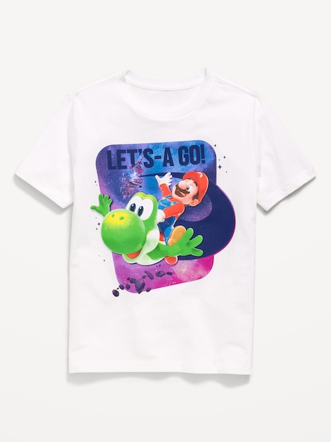 Super Mario™ Gender-Neutral Graphic T-Shirt for Kids