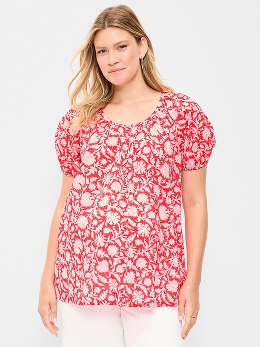 Image number 1 showing, Maternity Airy Button-Down Top