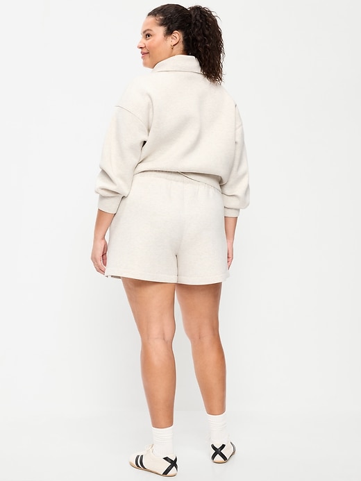 Image number 7 showing, High-Waisted Bounce Fleece Shorts -- 5-inch inseam