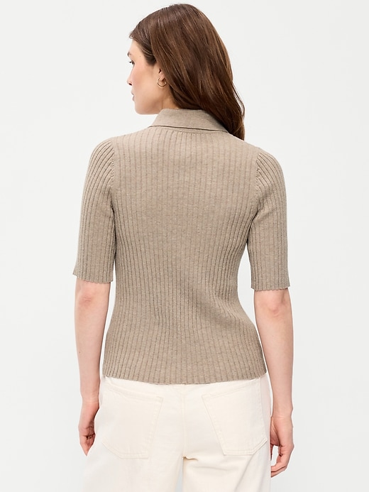 Image number 2 showing, Short-Sleeve Ribbed Polo