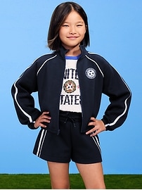 Image number 1 showing, FIFA World Cup 26™ USA High-Waisted Shorts for Girls