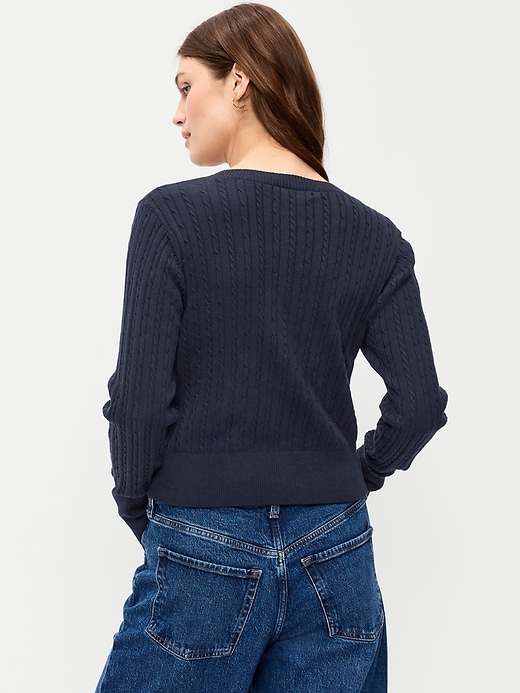 Image number 2 showing, SoSoft Crew-Neck Cardigan Sweater