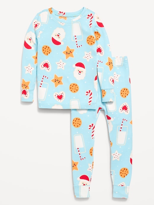 L'image numéro 1 présente Pyjama ajusté douillet à motif pour tout-petit et bébé