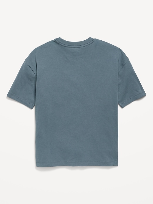 Image number 3 showing, Oversized Short-Sleeve Pocket T-Shirt for Boys