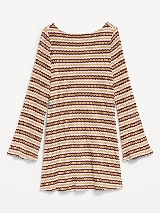 Image number 1 showing, Pointelle Rib-Knit Cover-Up