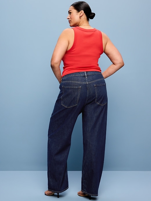 L'image numéro 10 présente Jean ample à taille basse