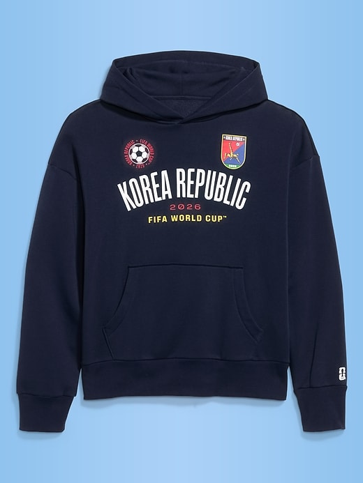 Image number 1 showing, FIFA World Cup 26™ Korea Republic Oversized Pullover Hoodie for Men