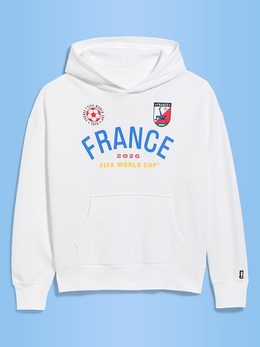 Image number 1 showing, FIFA World Cup 26™ France Oversized Pullover Hoodie for Men