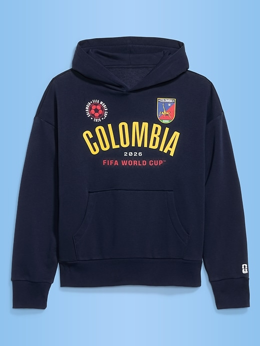 Image number 1 showing, FIFA World Cup 26™ Colombia Oversized Pullover Hoodie for Men