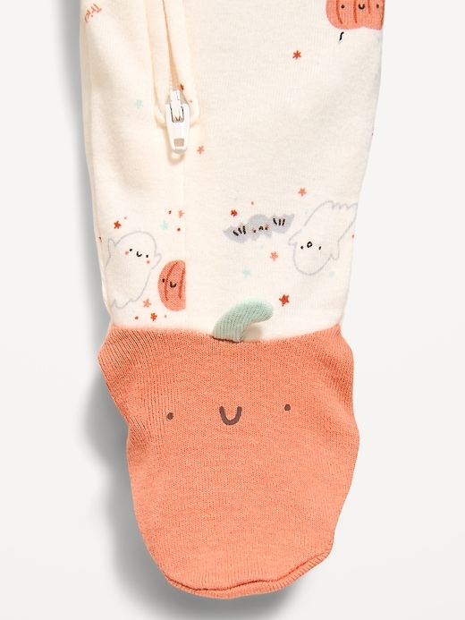 Image number 3 showing, 2-Way-Zip Sleep & Play Footed One-Piece for Baby
