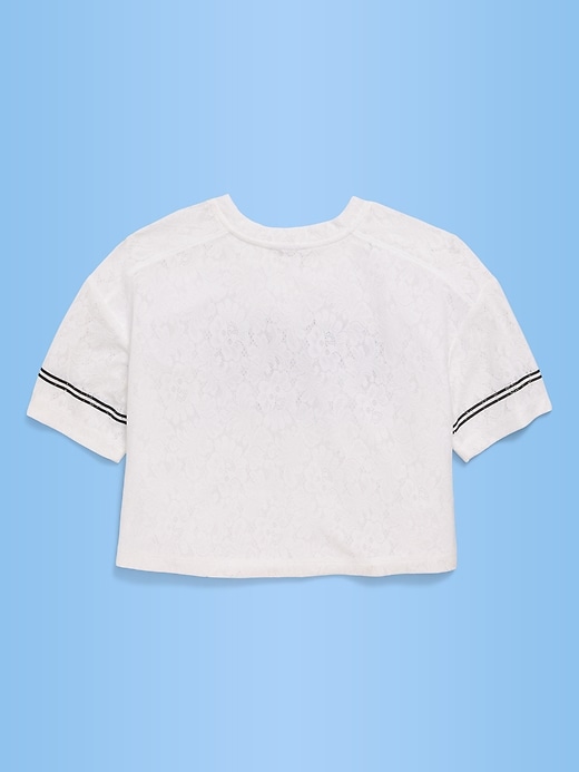 L'image numéro 2 présente T-shirt droit à encolure en V à dentelle Coupe du monde de la FIFA 26™, Allemagne pour fille