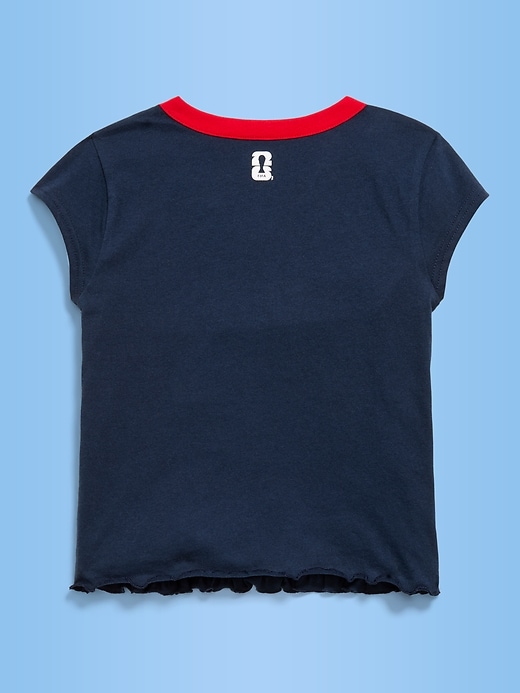Image number 2 showing, FIFA World Cup 26™ Spain Smocked Graphic T-Shirt for Girls