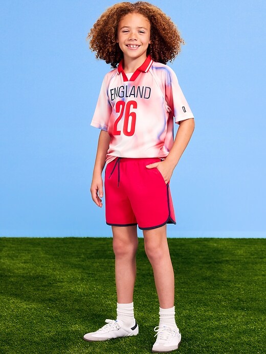 Image number 1 showing, FIFA World Cup 26™ Above Knee Dynamic Fleece Shorts for Boys