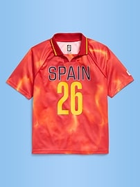 Image number 1 showing, FIFA World Cup 26™ Spain Lifestyle Collared Jersey T-Shirt for Kids
