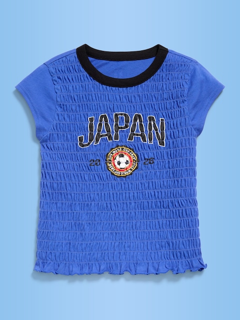 FIFA World Cup 26™ Japan Smocked Graphic T-Shirt for Girls
