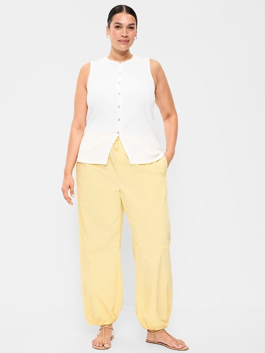Image number 8 showing, Lightweight Pull-On Poplin Balloon Pants