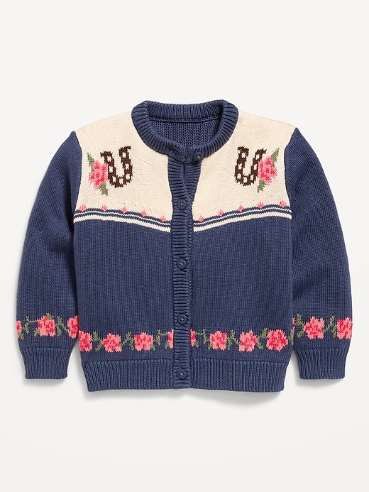 Image number 1 showing, Western Cardigan Sweater for Toddler Girls