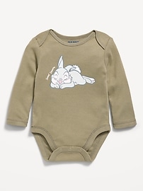 Image number 1 showing, Disney© Short-Sleeve Graphic Bodysuit for Baby