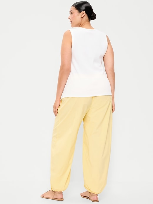 Image number 9 showing, Lightweight Pull-On Poplin Balloon Pants