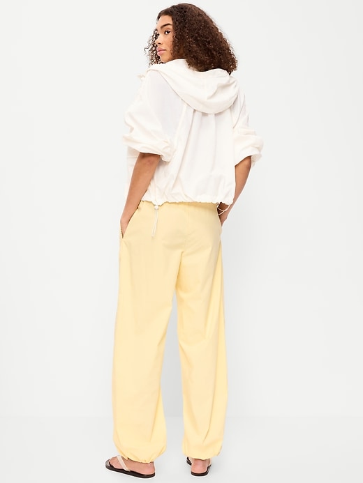 Image number 3 showing, Lightweight Pull-On Poplin Balloon Pants