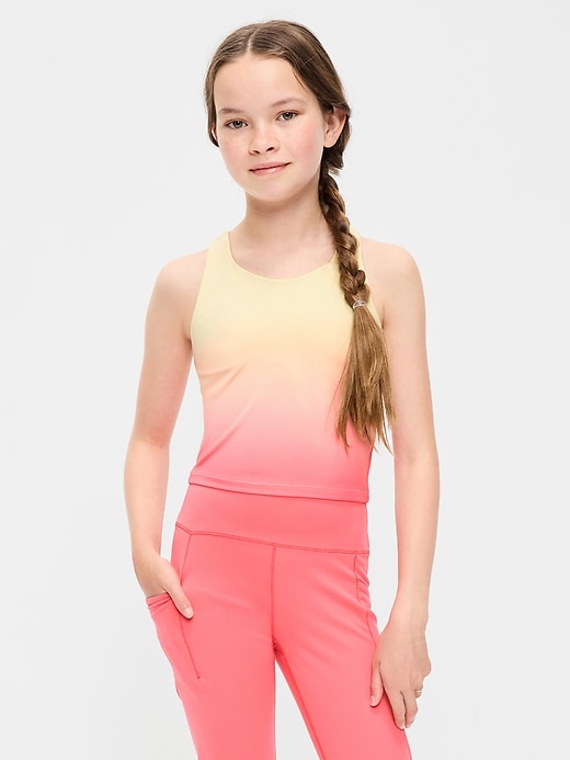 Image number 1 showing, PowerSoft Longline Sports Bra for Girls