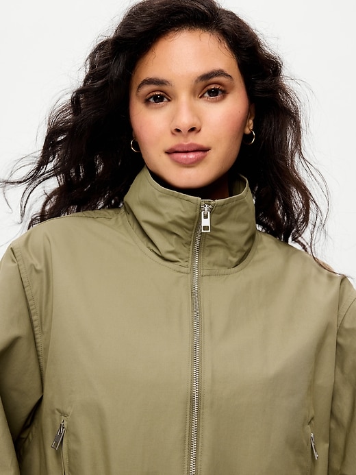 L'image numéro 4 présente Veste utilitaire en sergé