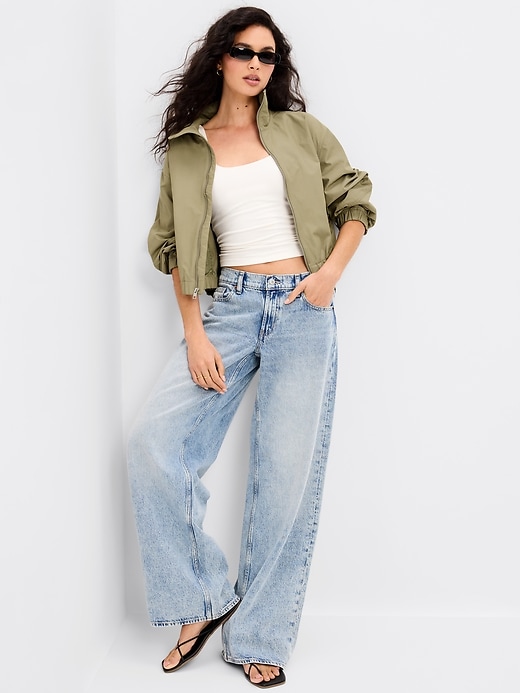 L'image numéro 3 présente Veste utilitaire en sergé