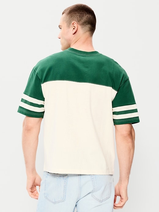 Image number 2 showing, Heavyweight Short-Sleeve Football-Style T-Shirt