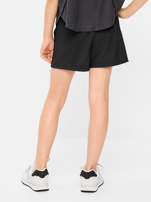 Image number 2 showing, High-Waisted StretchTech Performance Shorts for Girls
