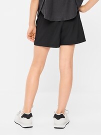 Image number 2 showing, High-Waisted StretchTech Performance Shorts for Girls