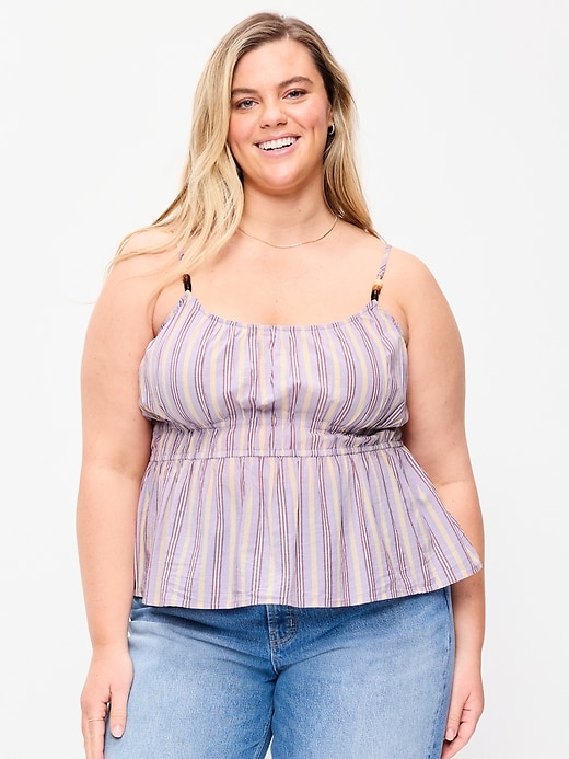 Image number 7 showing, Fitted Smocked Tank Top