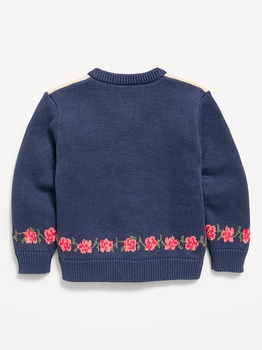 Image number 2 showing, Western Cardigan Sweater for Toddler Girls