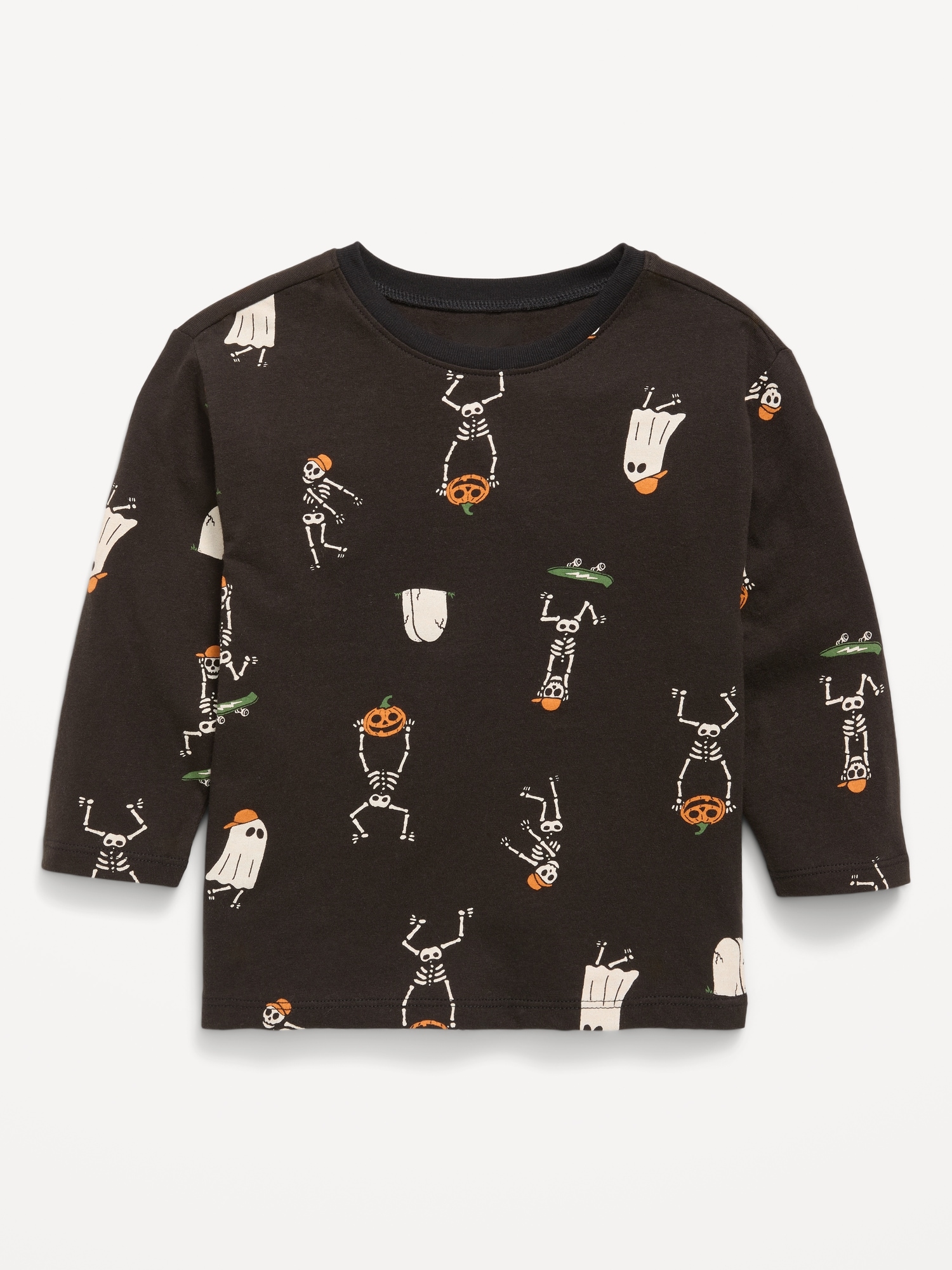T-shirt à manches longues à imprimé unisexe pour tout-petit