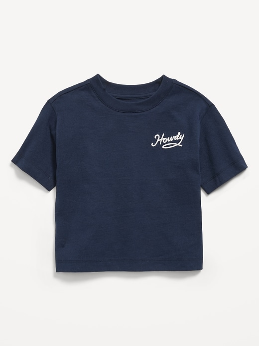Image number 2 showing, Oversized Short-Sleeve Boxy Graphic T-Shirt for Toddler Boys