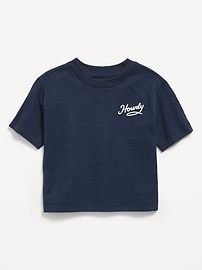 Image number 2 showing, Oversized Short-Sleeve Boxy Graphic T-Shirt for Toddler Boys