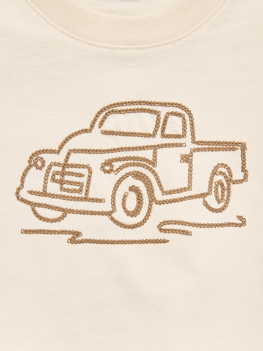 Image number 2 showing, Oversized Short-Sleeve Boxy Graphic T-Shirt for Toddler Boys