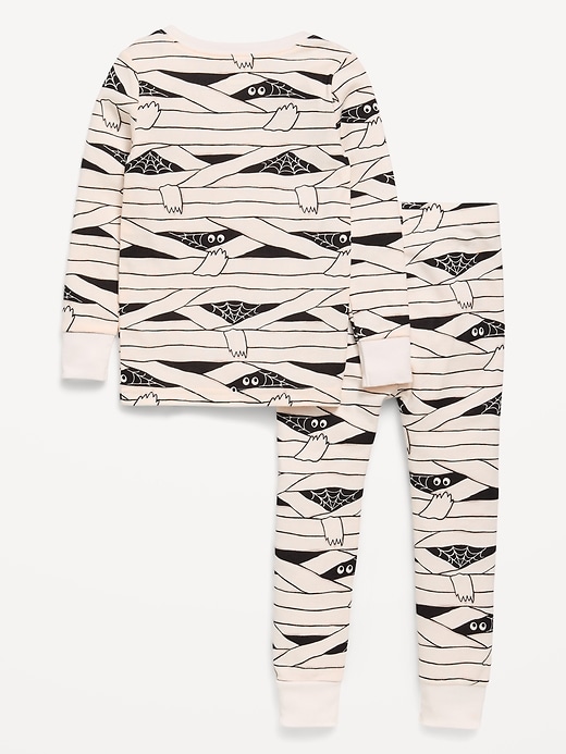 Image number 2 showing, Printed Unisex Snug-Fit Pajama Set for Toddler & Baby