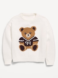 Image number 1 showing, Long-Sleeve Pullover Sweater for Girls